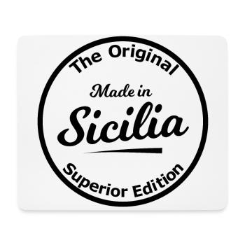 Der Urlaub in Sizilien - Mousepad (Querformat) - Weiß - Vorne