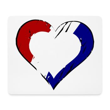 The Dutch Love - Mouse Pad (horizontal) - white - Front