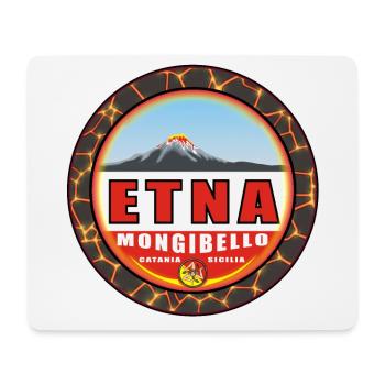 Etna Sicily Mongibello Catania - Mouse Pad (horizontal) - white - Front