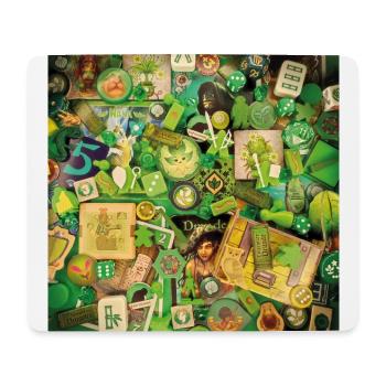 SPIELE • GRÜN - Mousepad (Querformat) - Weiß - Vorne
