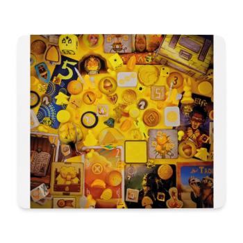 SPIELE • GELB - Mousepad (Querformat) - Weiß - Vorne