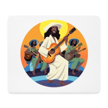 Groove Hirte - Mousepad (Querformat) - Weiß - Vorne