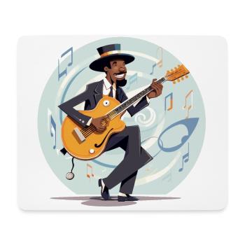 Guitar Virtuoso - Mouse Pad (horizontal) - white - Front