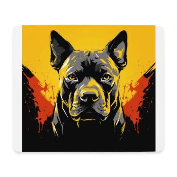 American Staffordshire Terrier - Mousepad (Querformat) - Weiß - Vorne