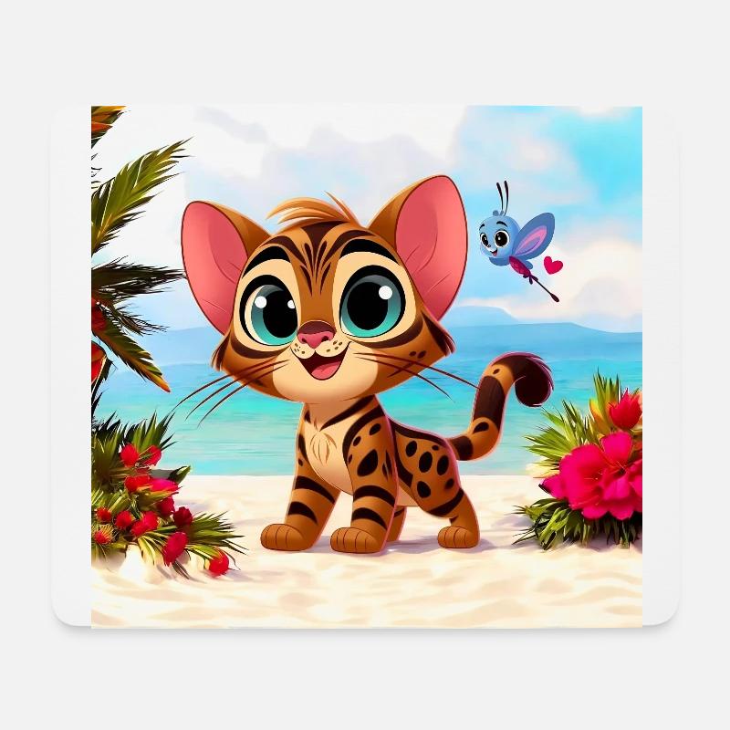 Bengal 21 - Mouse Pad (horizontal) - white