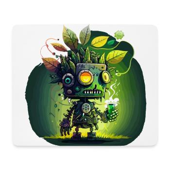 Psychedelic Cyborg: Where Technology Meets Creativ - Mouse Pad (horizontal) - white - Front