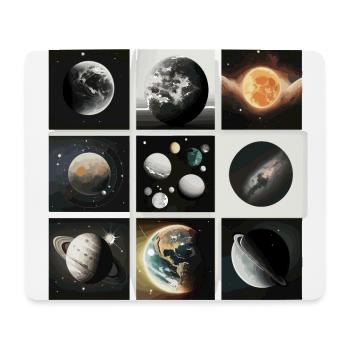 Jenseits des Gewöhnlichen: Eine Sammlung von Außerirdischen - Mousepad (Querformat) - Weiß - Vorne