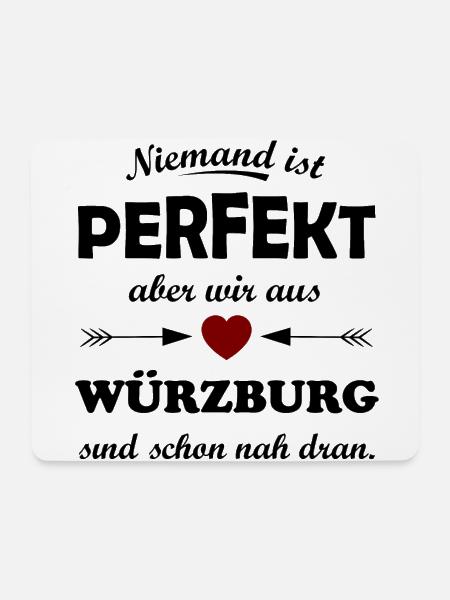 Die Bayern aus Würzburg - Mousepad (Querformat) - Weiß