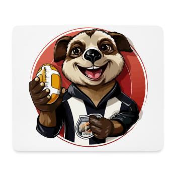 Coffee Sloth - Mouse Pad (horizontal) - white - Front