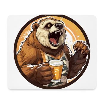 The Caffeine Slammer - Mouse Pad (horizontal) - white - Front