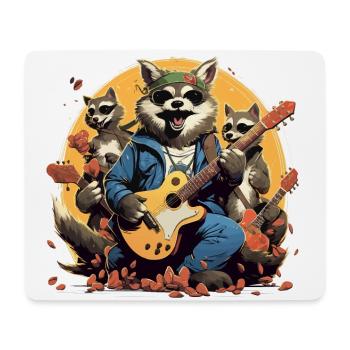 The Caffeine Rocke - Mouse Pad (horizontal) - white - Front