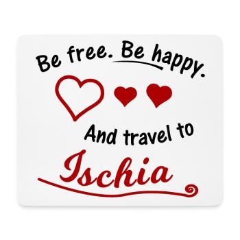 Die Reise nach Ischia - Mousepad (Querformat) - Weiß - Vorne