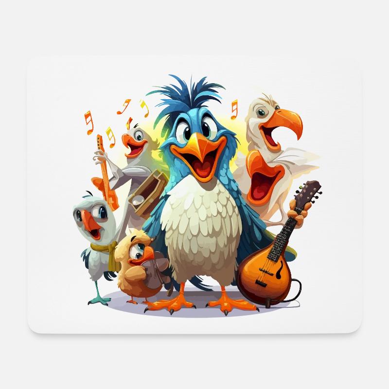 Der urkomische Maestro - Mousepad (Querformat) - Weiß