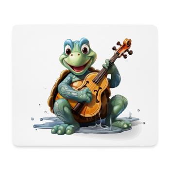 Der langsame Geiger - Mousepad (Querformat) - Weiß - Vorne