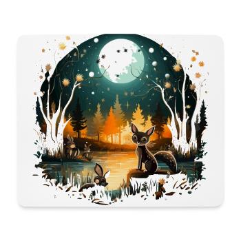 The Moonlit Fiesta - Mouse Pad (horizontal) - white - Front