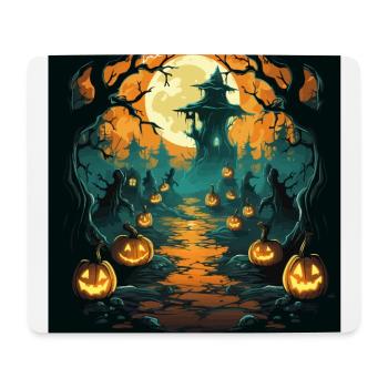 Der verzauberte Weg - Mousepad (Querformat) - Weiß - Vorne