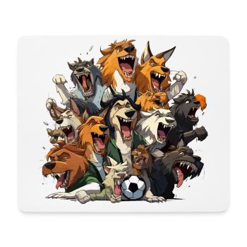 The Hilarious Kickers - Mouse Pad (horizontal) - white - Front