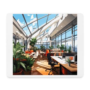 Offene Zusammenarbeit - Mousepad (Querformat) - Weiß - Vorne