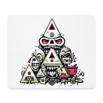 Abstract Collage - Mouse Pad (horizontal) - white - Front