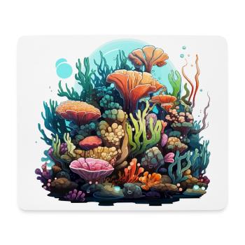 Tropical Tapestry - Mouse Pad (horizontal) - white - Front