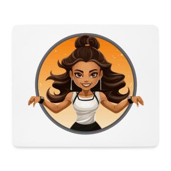 Aerial Grace - Mouse Pad (horizontal) - white - Front