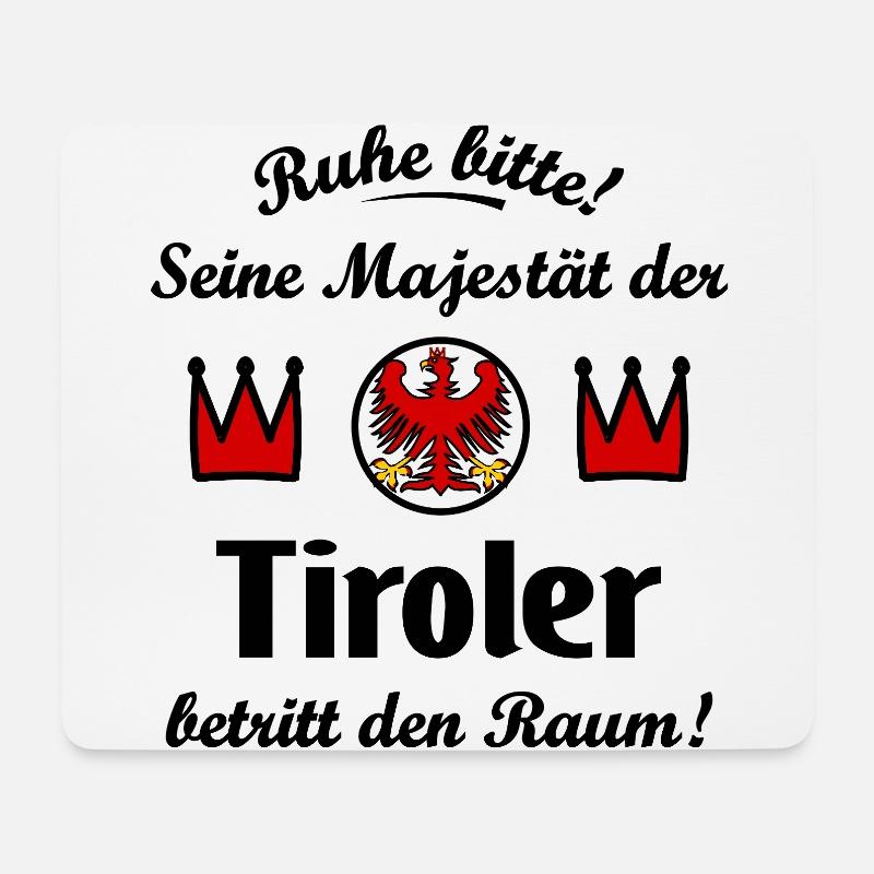Seine Majestät aus Tirol - Mousepad (Querformat) - Weiß