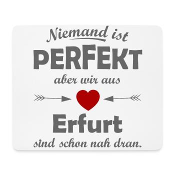 Perfect from Erfurt - Mouse Pad (horizontal) - white - Front