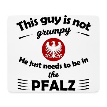 Lieber in der Pfalz - Mousepad (Querformat) - Weiß - Vorne