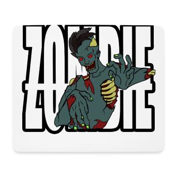 zombi - Tapis de souris (format paysage) - blanc - Devant