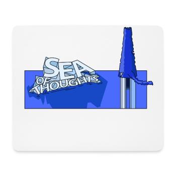 SEA OF THOUGHTS - Mouse Pad (horizontal) - white - Front