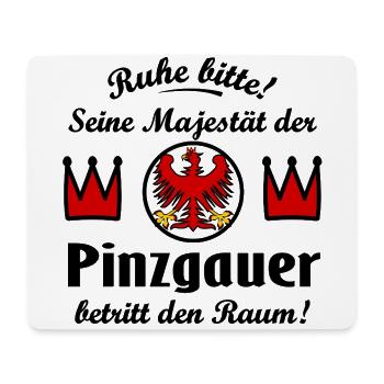 Der lustige Pinzgauer - Mousepad (Querformat) - Weiß - Vorne