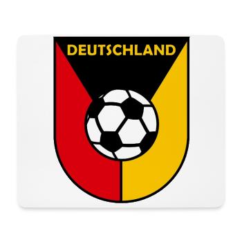Der König Fußball - Mousepad (Querformat) - Weiß - Vorne