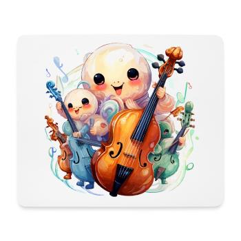 OctoVirtuoso - Tapis de souris (format paysage) - blanc - Devant