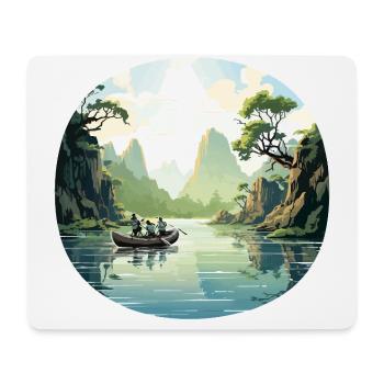The River Wanderers - Mouse Pad (horizontal) - white - Front