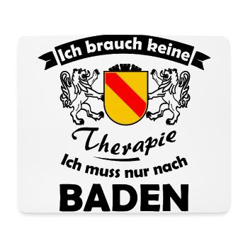 Die Badner Therapie - Mousepad (Querformat) - Weiß - Vorne