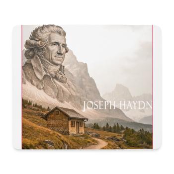 Joseph Haydn Berglandschaft Kunstwerk - Mousepad (Querformat) - Weiß - Vorne