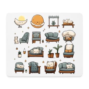 The Introverts Haven - Mouse Pad (horizontal) - white - Front