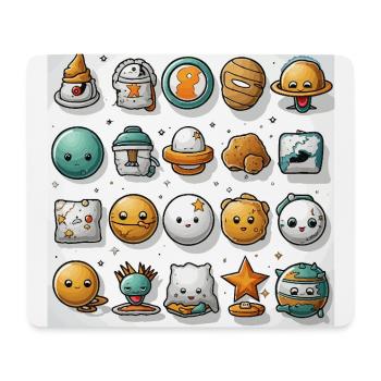 La Demeure des Geeks - Tapis de souris (format paysage) - blanc - Devant