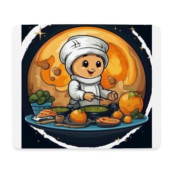 Les planètes gastronomiques - Tapis de souris (format paysage) - blanc - Devant