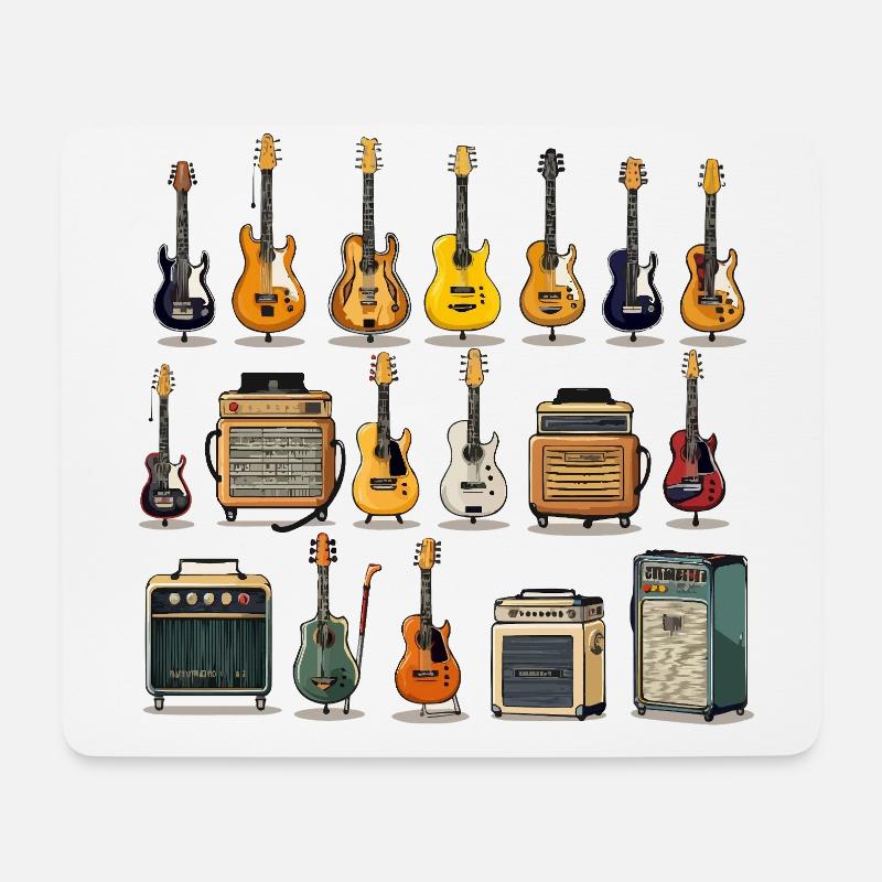 Die Eleganz des Instruments - Mousepad (Querformat) - Weiß