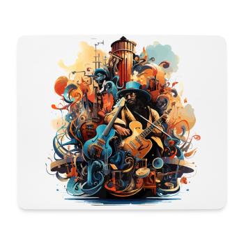 Die Harmonie des Instruments - Mousepad (Querformat) - Weiß - Vorne