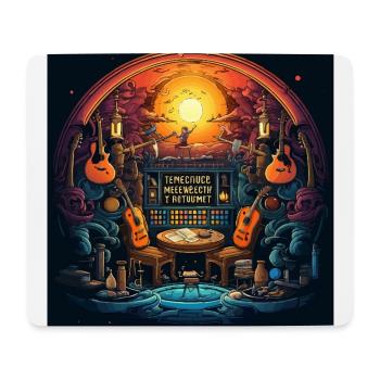 Die Instrumentenflucht - Mousepad (Querformat) - Weiß - Vorne