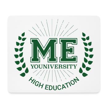 Me Youniversity - Tapis de souris (format paysage) - blanc - Devant