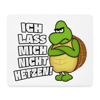 Ich lass mich nicht hetzen! - Mousepad (Querformat) - Weiß - Vorne
