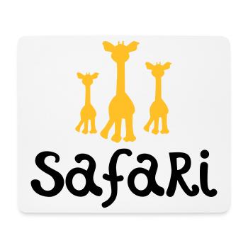 safari - Tapis de souris (format paysage) - blanc - Devant