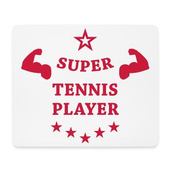 Tennis - Sport - Ball - Player - Game - Sportsman - Mousepad (Querformat) - Weiß - Vorne