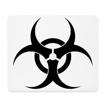 Bio - Mousepad (Querformat) - Weiß - Vorne