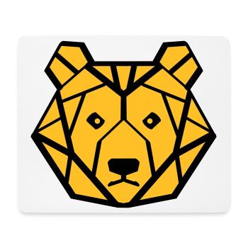 baer symetrisch - Mousepad (Querformat) - Weiß - Vorne