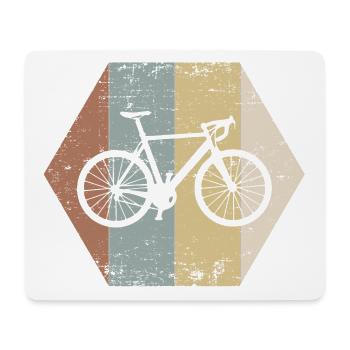 Fahrrad - Mousepad (Querformat) - Weiß - Vorne