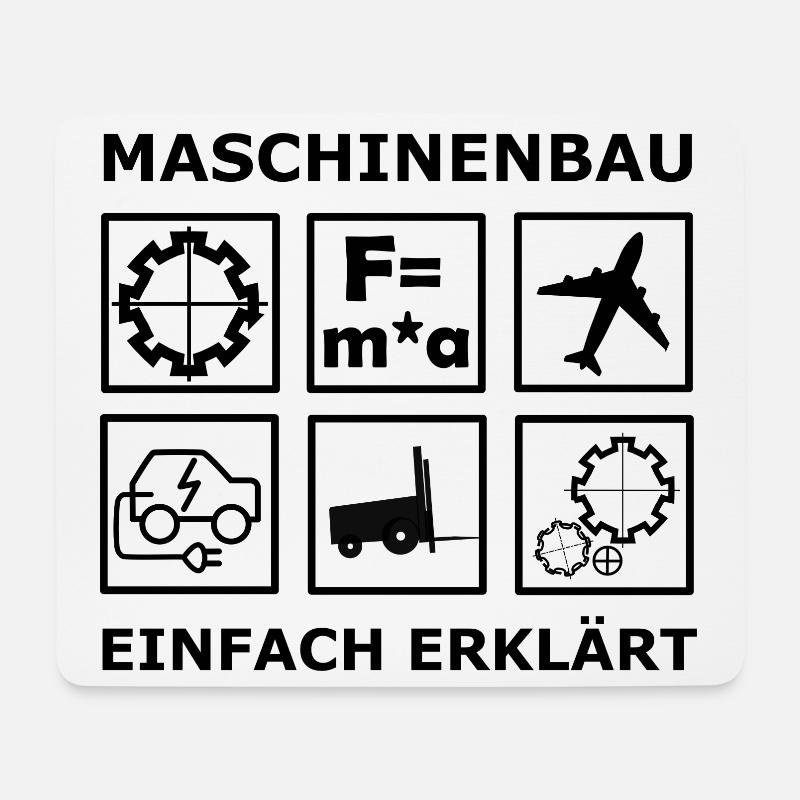 Mechanical Engineering Engineers - Mouse Pad (horizontal) - white